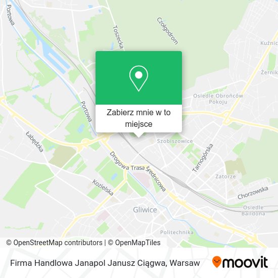 Mapa Firma Handlowa Janapol Janusz Ciągwa