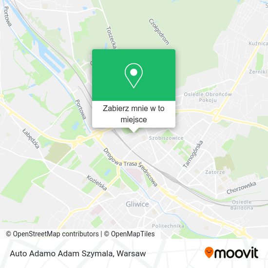 Mapa Auto Adamo Adam Szymala