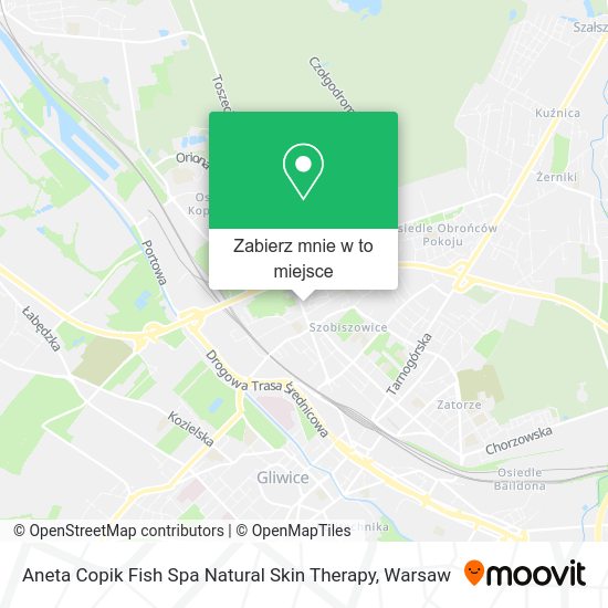 Mapa Aneta Copik Fish Spa Natural Skin Therapy