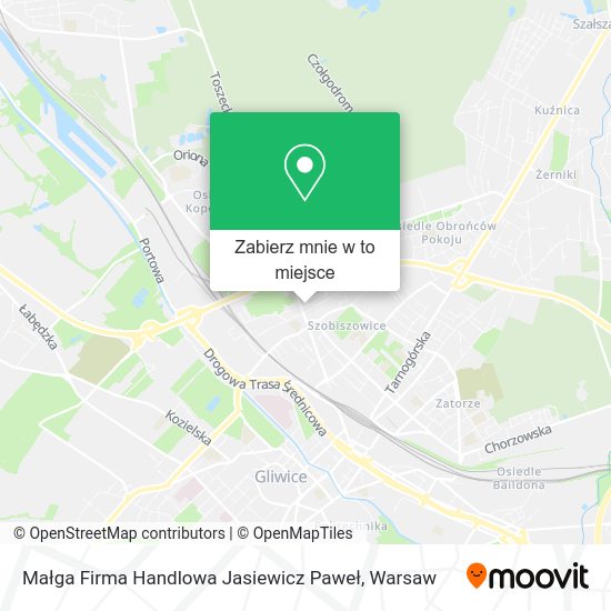 Mapa Małga Firma Handlowa Jasiewicz Paweł