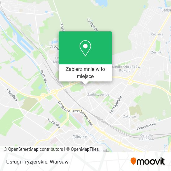 Mapa Usługi Fryzjerskie