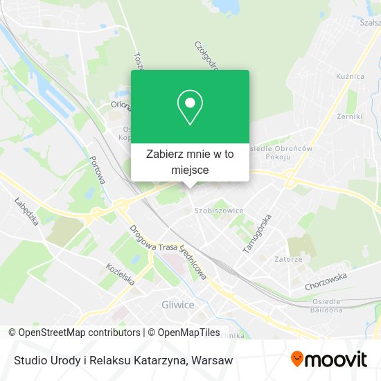 Mapa Studio Urody i Relaksu Katarzyna