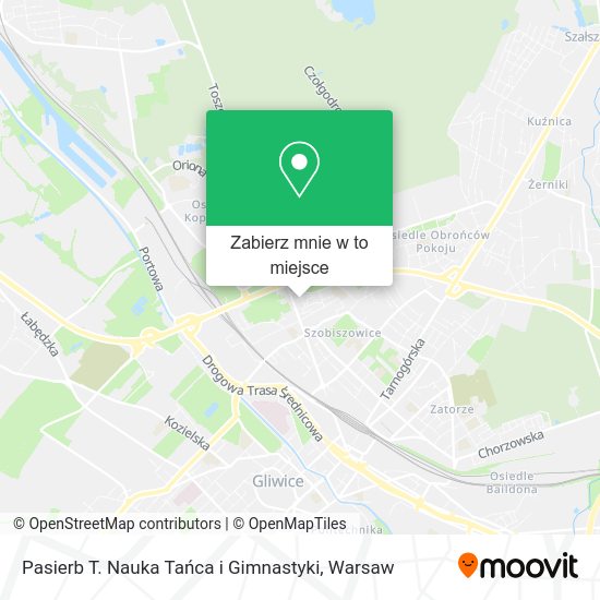 Mapa Pasierb T. Nauka Tańca i Gimnastyki