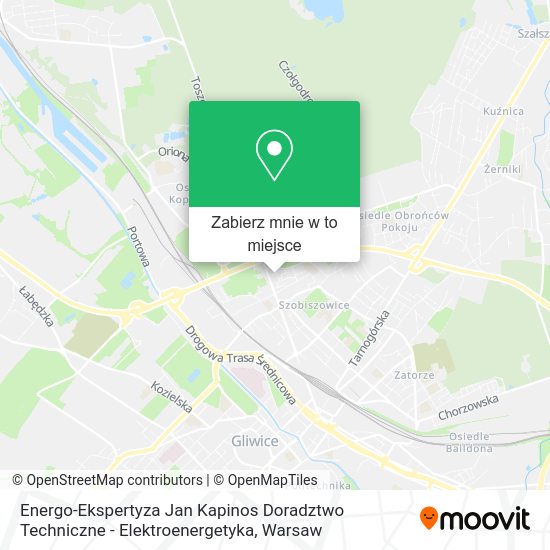 Mapa Energo-Ekspertyza Jan Kapinos Doradztwo Techniczne - Elektroenergetyka