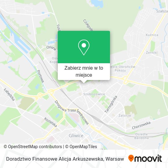 Mapa Doradztwo Finansowe Alicja Arkuszewska