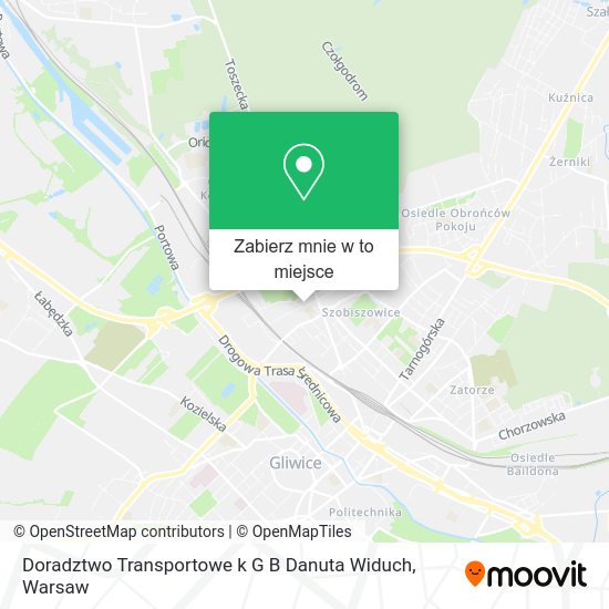 Mapa Doradztwo Transportowe k G B Danuta Widuch