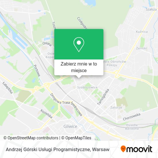 Mapa Andrzej Górski Usługi Programistyczne