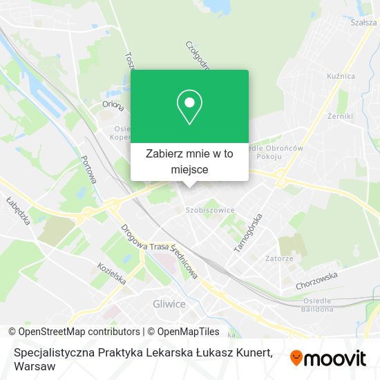 Mapa Specjalistyczna Praktyka Lekarska Łukasz Kunert