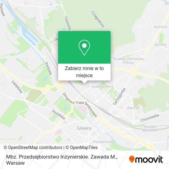 Mapa Mbz. Przedsiębiorstwo Inżynierskie. Zawada M.