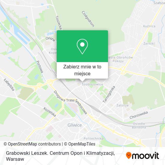 Mapa Grabowski Leszek. Centrum Opon i Klimatyzacji