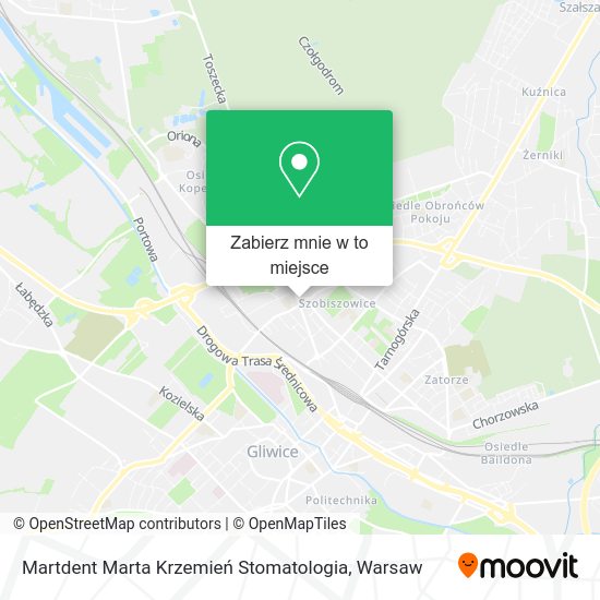 Mapa Martdent Marta Krzemień Stomatologia