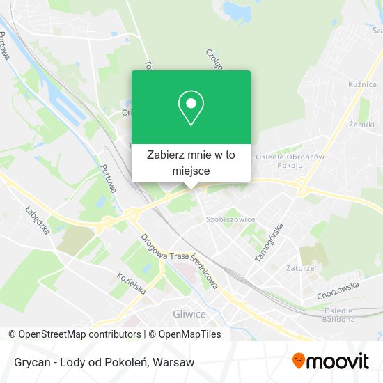 Mapa Grycan - Lody od Pokoleń