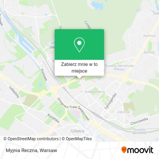 Mapa Myjnia Reczna