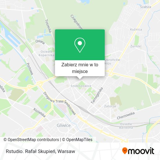 Mapa Rstudio. Rafał Skupień