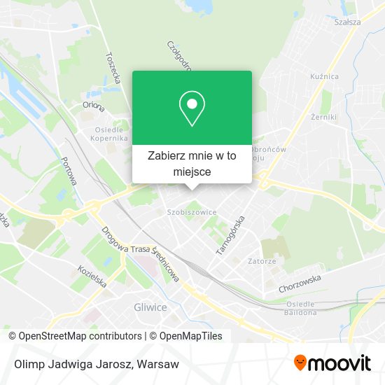 Mapa Olimp Jadwiga Jarosz