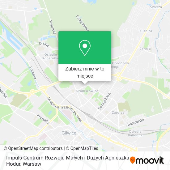 Mapa Impuls Centrum Rozwoju Małych i Dużych Agnieszka Hodur