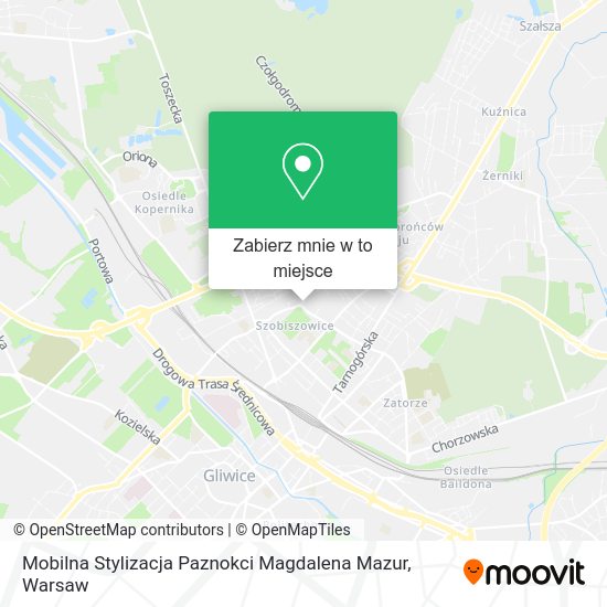 Mapa Mobilna Stylizacja Paznokci Magdalena Mazur