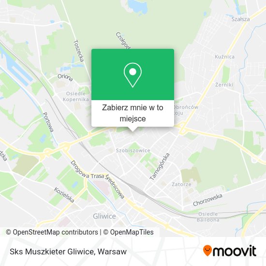 Mapa Sks Muszkieter Gliwice