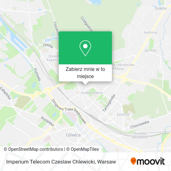 Mapa Imperium Telecom Czeslaw Chlewicki