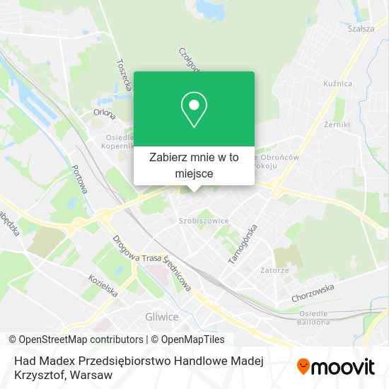 Mapa Had Madex Przedsiębiorstwo Handlowe Madej Krzysztof