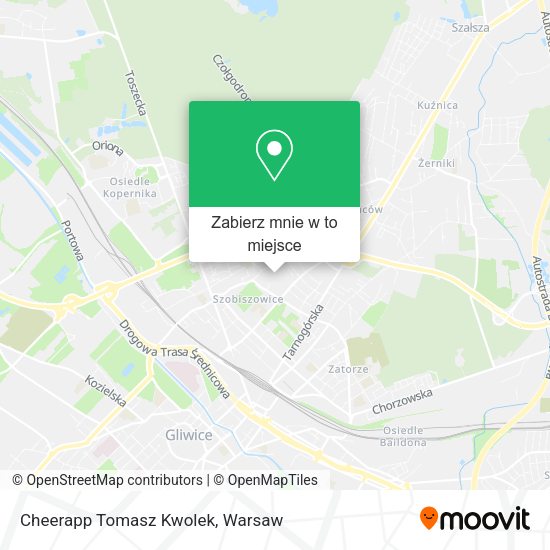 Mapa Cheerapp Tomasz Kwolek