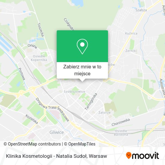 Mapa Klinika Kosmetologii - Natalia Sudoł