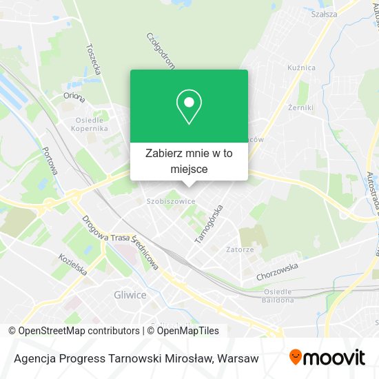 Mapa Agencja Progress Tarnowski Mirosław