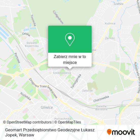 Mapa Geomart Przedsiębiorstwo Geodezyjne Łukasz Jopek