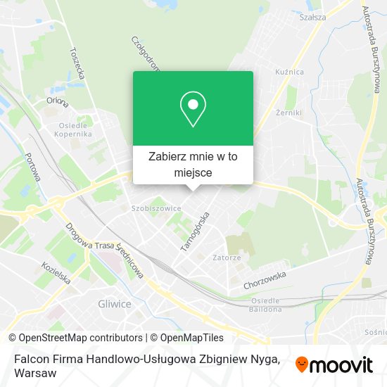 Mapa Falcon Firma Handlowo-Usługowa Zbigniew Nyga