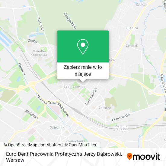 Mapa Euro-Dent Pracownia Protetyczna Jerzy Dąbrowski