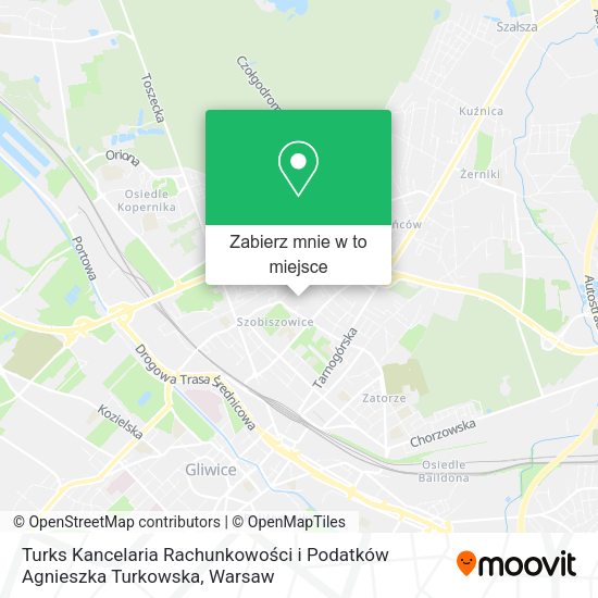 Mapa Turks Kancelaria Rachunkowości i Podatków Agnieszka Turkowska