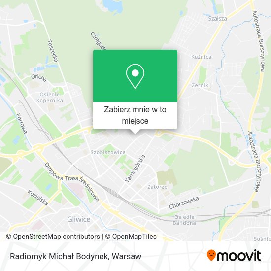 Mapa Radiomyk Michał Bodynek