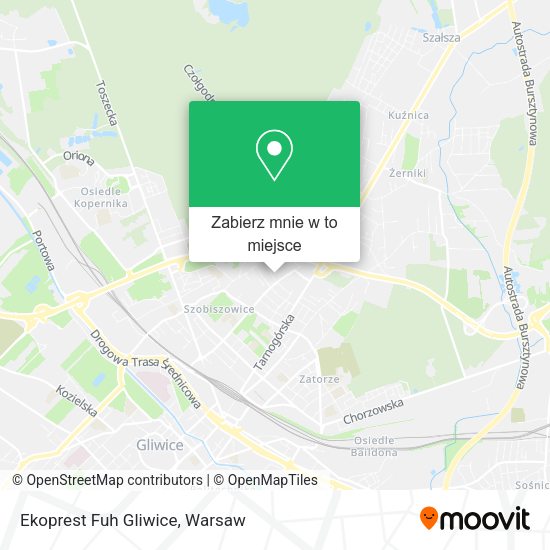 Mapa Ekoprest Fuh Gliwice