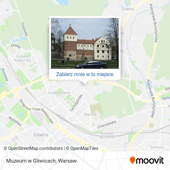 Mapa Muzeum w Gliwicach