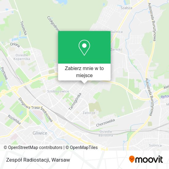 Mapa Zespół Radiostacji