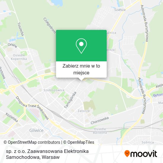 Mapa sp. z o.o. Zaawansowana Elektronika Samochodowa