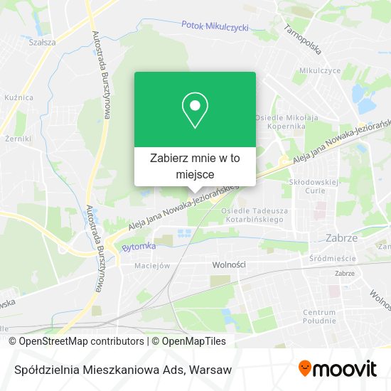 Mapa Spółdzielnia Mieszkaniowa Ads