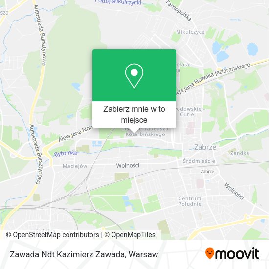 Mapa Zawada Ndt Kazimierz Zawada