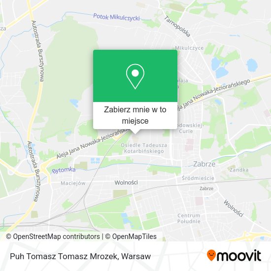 Mapa Puh Tomasz Tomasz Mrozek