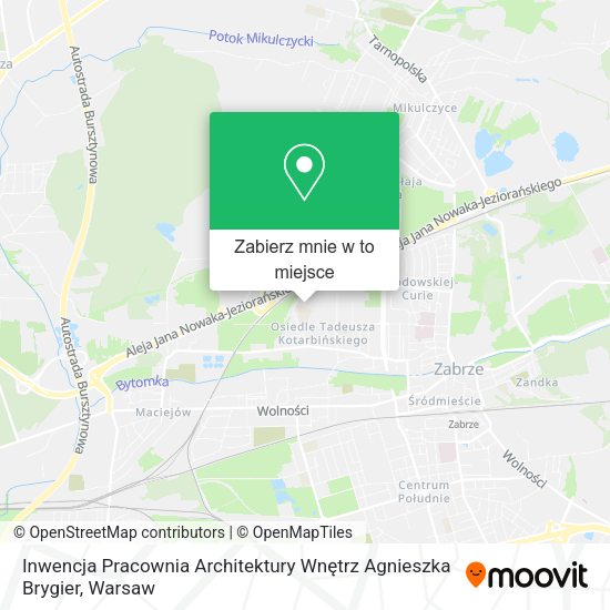 Mapa Inwencja Pracownia Architektury Wnętrz Agnieszka Brygier