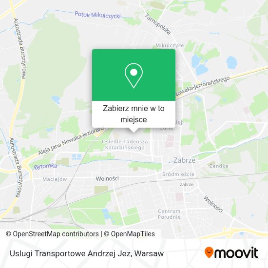 Mapa Uslugi Transportowe Andrzej Jez