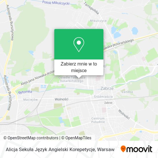 Mapa Alicja Sekuła Język Angielski Korepetycje