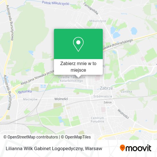 Mapa Lilianna Wilk Gabinet Logopedyczny