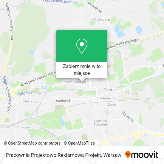 Mapa Pracownia Projektowo Reklamowa Projekt