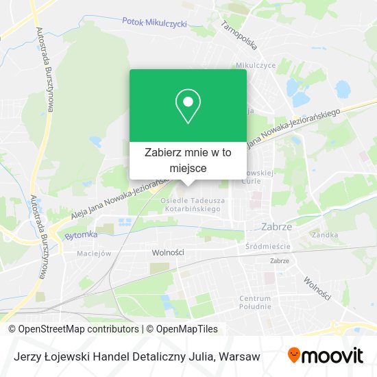 Mapa Jerzy Łojewski Handel Detaliczny Julia