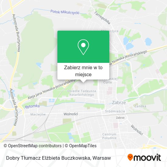 Mapa Dobry Tłumacz Elżbieta Buczkowska