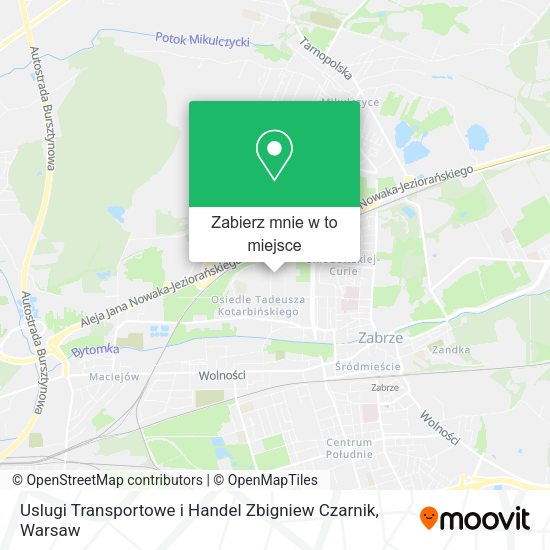 Mapa Uslugi Transportowe i Handel Zbigniew Czarnik