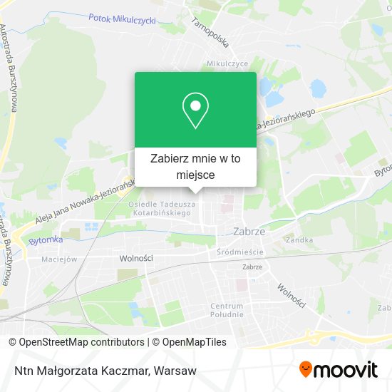 Mapa Ntn Małgorzata Kaczmar