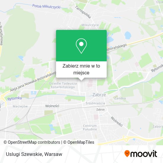 Mapa Uslugi Szewskie