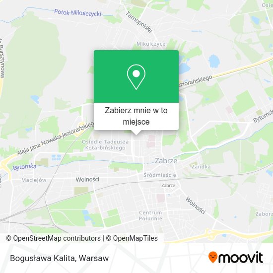 Mapa Bogusława Kalita